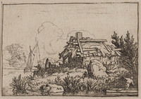 TvB G 0805
<br/>
Vervallen hut
<br/>
<em>Everdingen, Allaert van (1621-1675)</em>